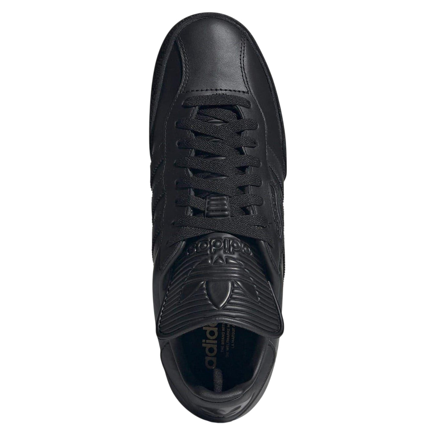 Black-Gold - Lifestyle - Adidas Mens Samba Leather Trainers