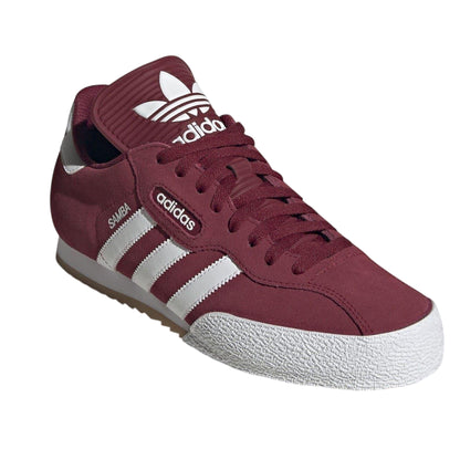 Burgundy - Lifestyle - Samba Mens Samba Suede Trainers