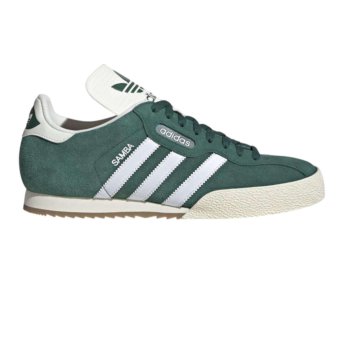 Green-White - Front - Samba Mens Samba Suede Trainers