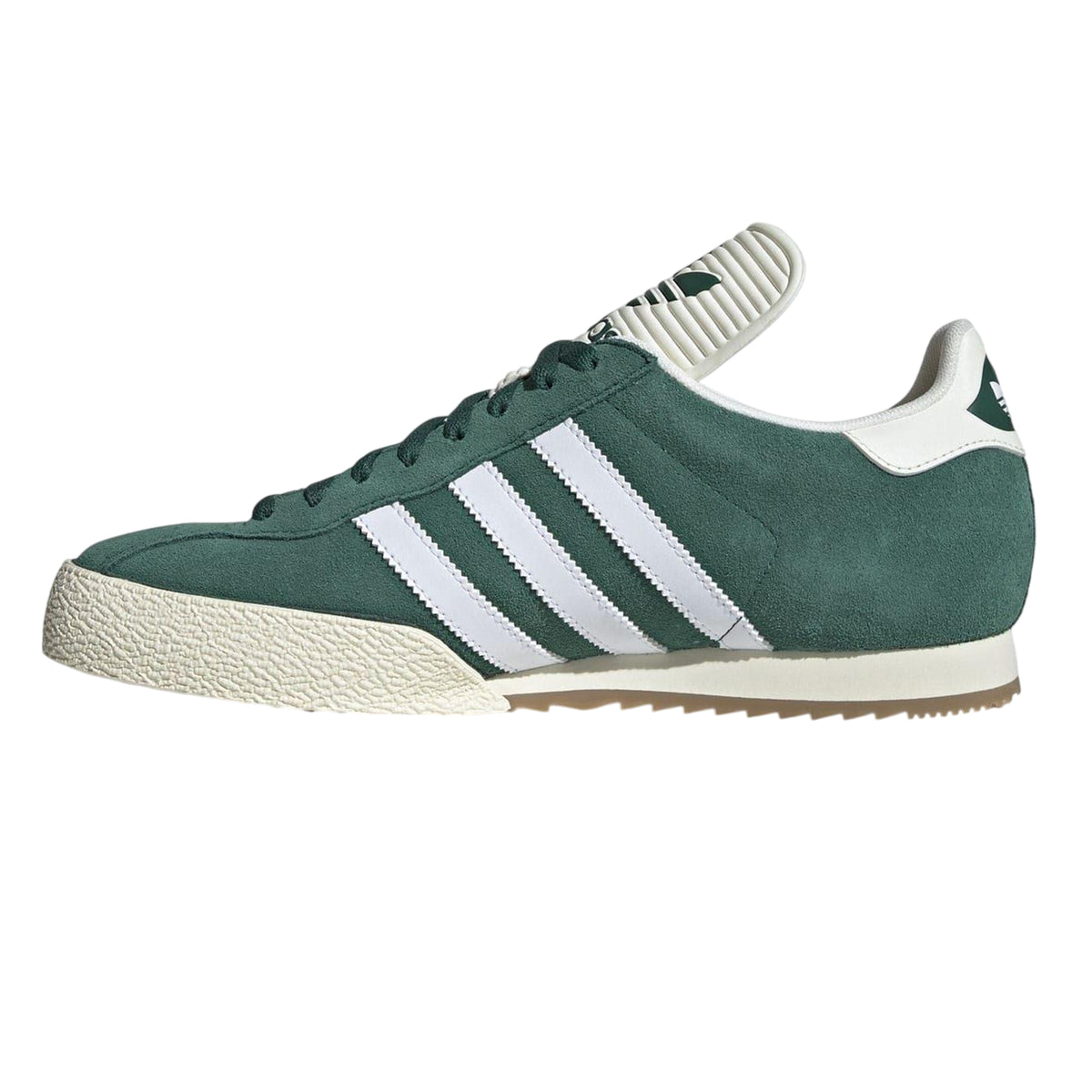 Green-White - Side - Samba Mens Samba Suede Trainers