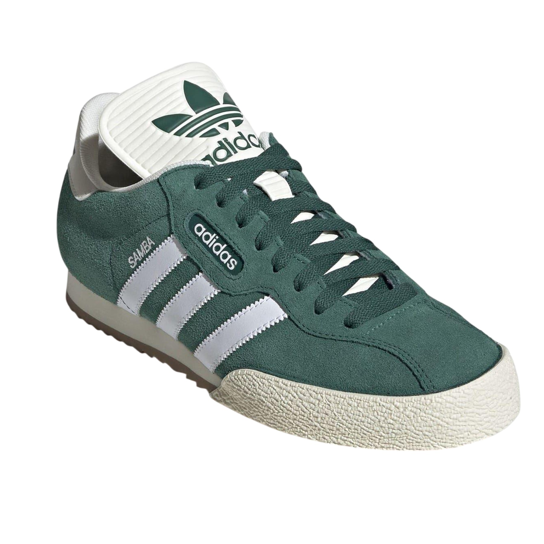 Green-White - Lifestyle - Samba Mens Samba Suede Trainers