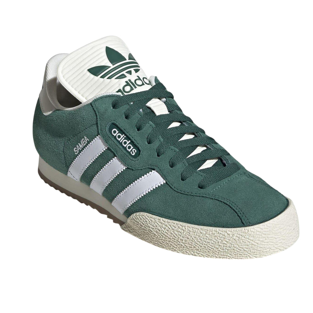 Green-White - Lifestyle - Samba Mens Samba Suede Trainers