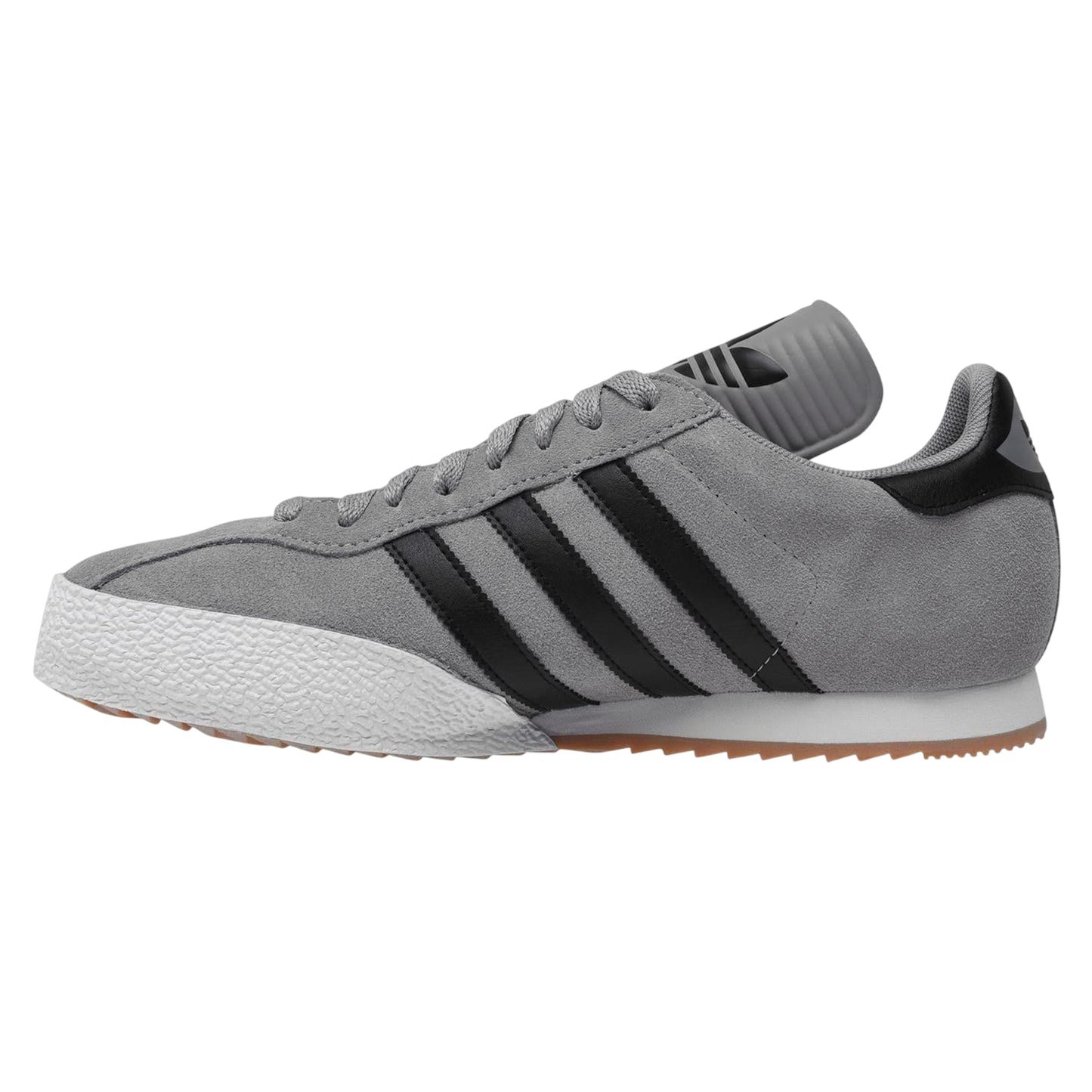 Grey-Black - Side - Samba Mens Samba Suede Trainers