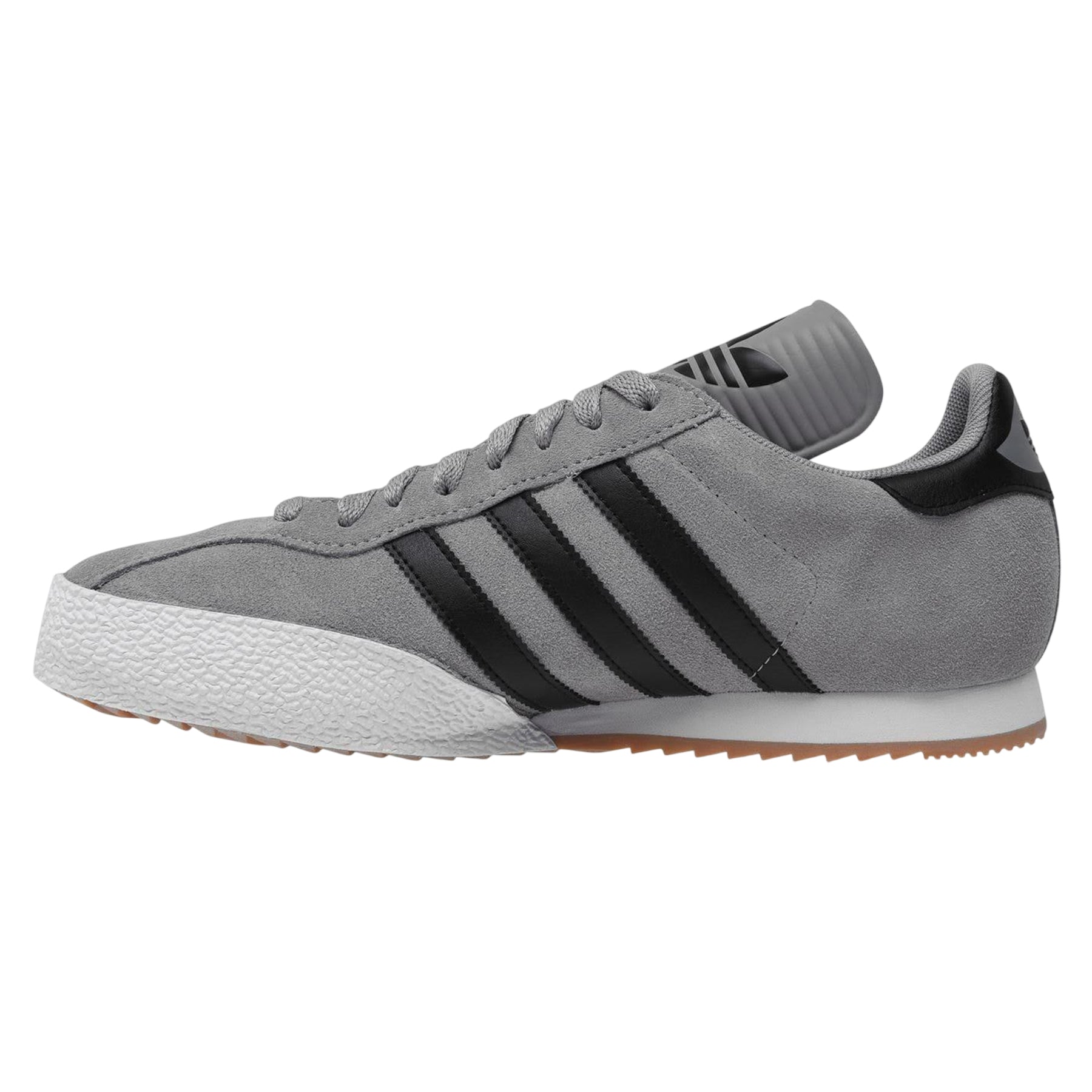Grey-Black - Side - Samba Mens Samba Suede Trainers