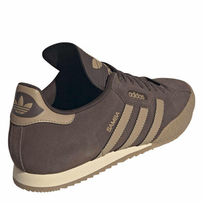 Brown-Gum - Lifestyle - Samba Mens Samba Suede Trainers