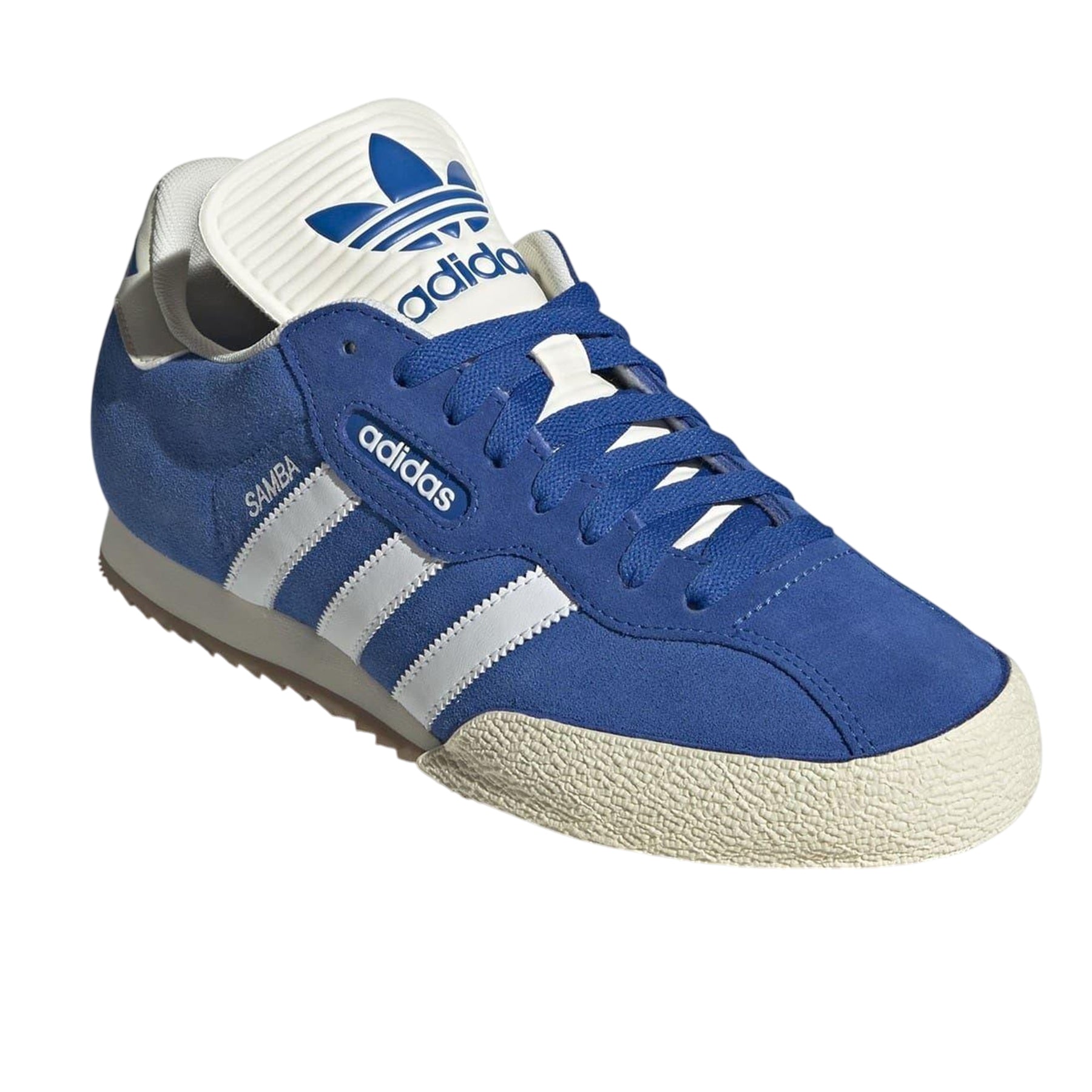 Blue-White - Lifestyle - Samba Mens Samba Suede Trainers