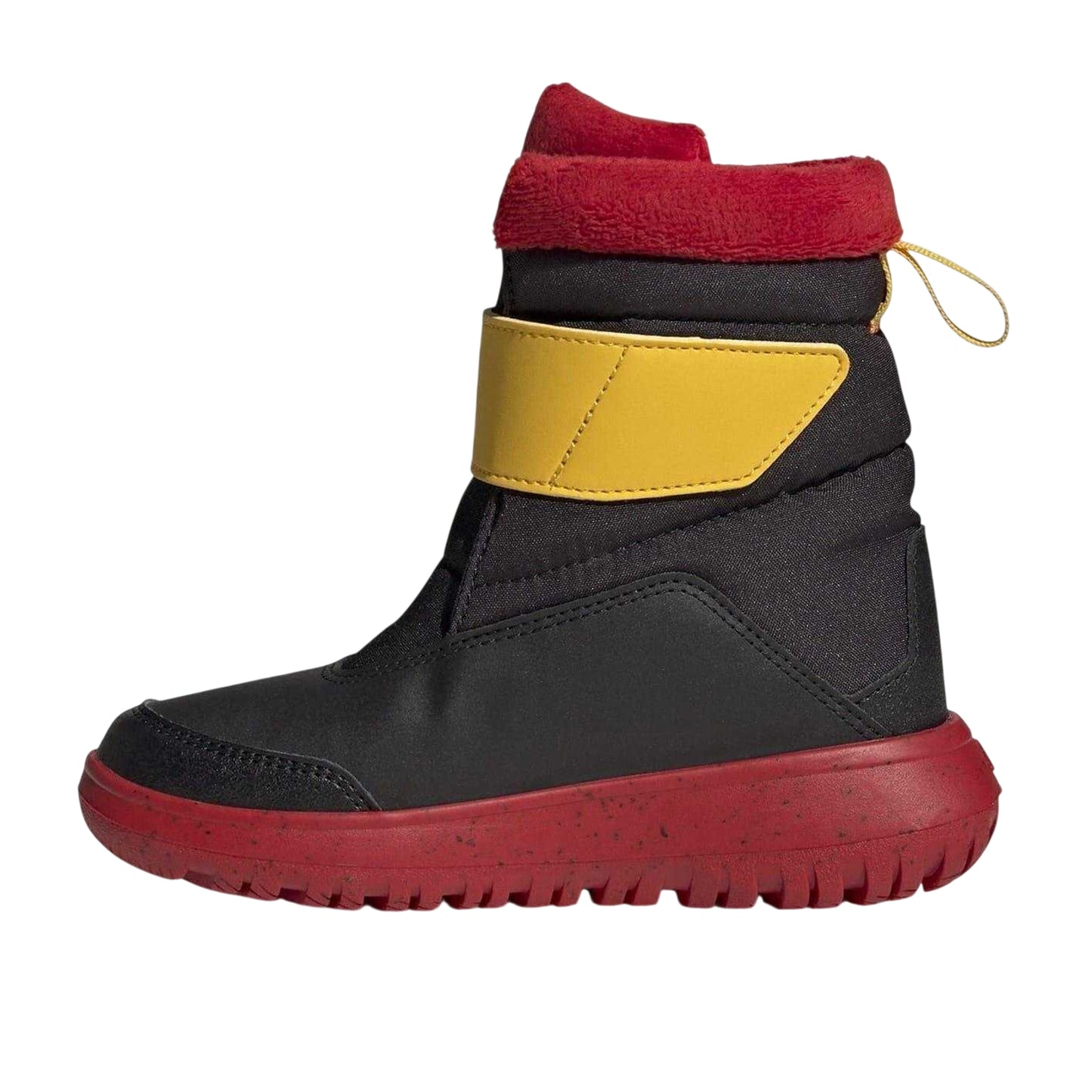 Core Black - Side - Adidas Childrens-Kids Winterplay Mickey Mouse Snow Boots