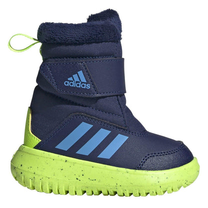 Blue-Green - Lifestyle - Adidas Childrens-Kids 3 Stripes Snow Boots