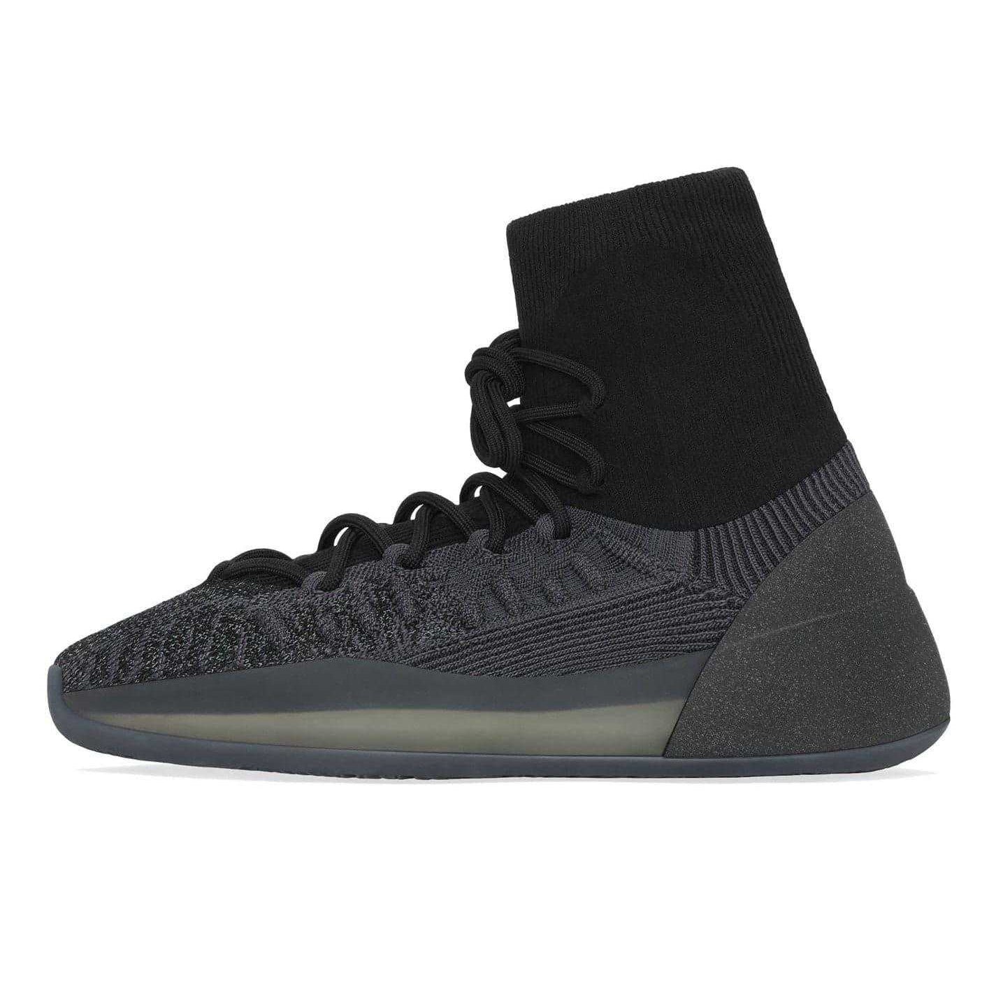 Slate-Onyx - Back - Yeezy Childrens-Kids Basketball Trainers