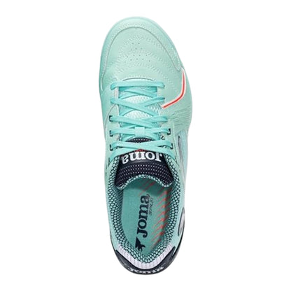Turquoise - Side - Joma Mens Dribling Dribbling Synthetic Indoor Football Trainers