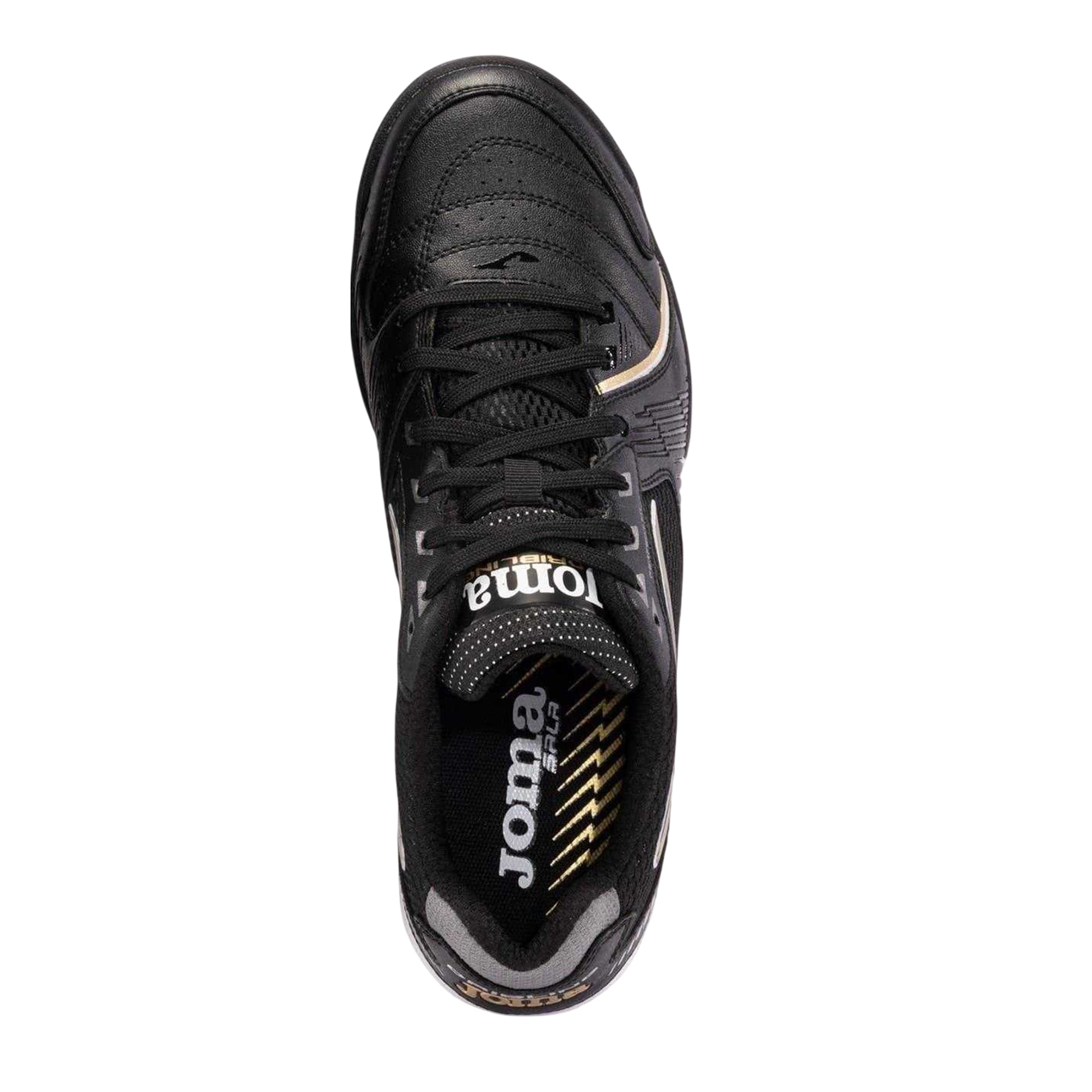 Black-White - Side - Joma Mens Dribling Dribbling Synthetic Indoor Football Trainers