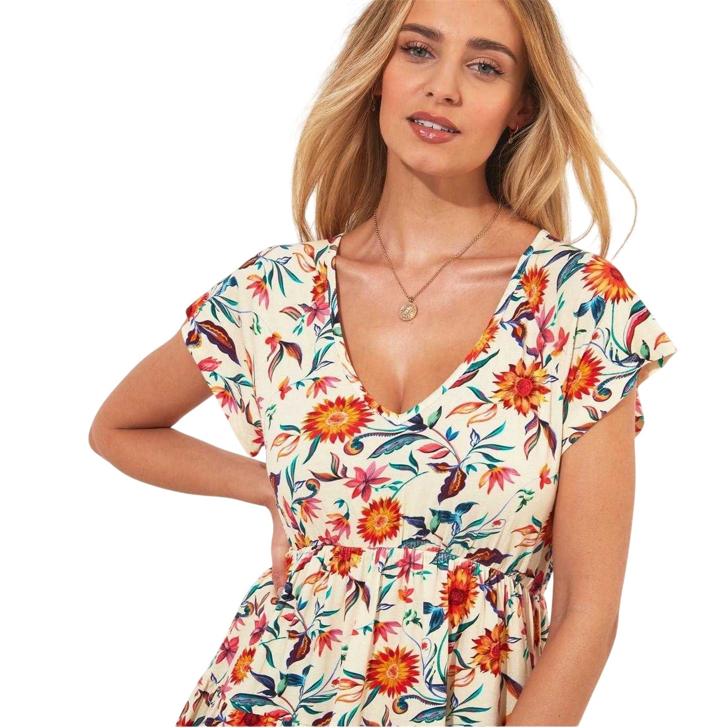 Multicoloured Print - Lifestyle - Joe Browns Womens-Ladies Floral Tunic Dress