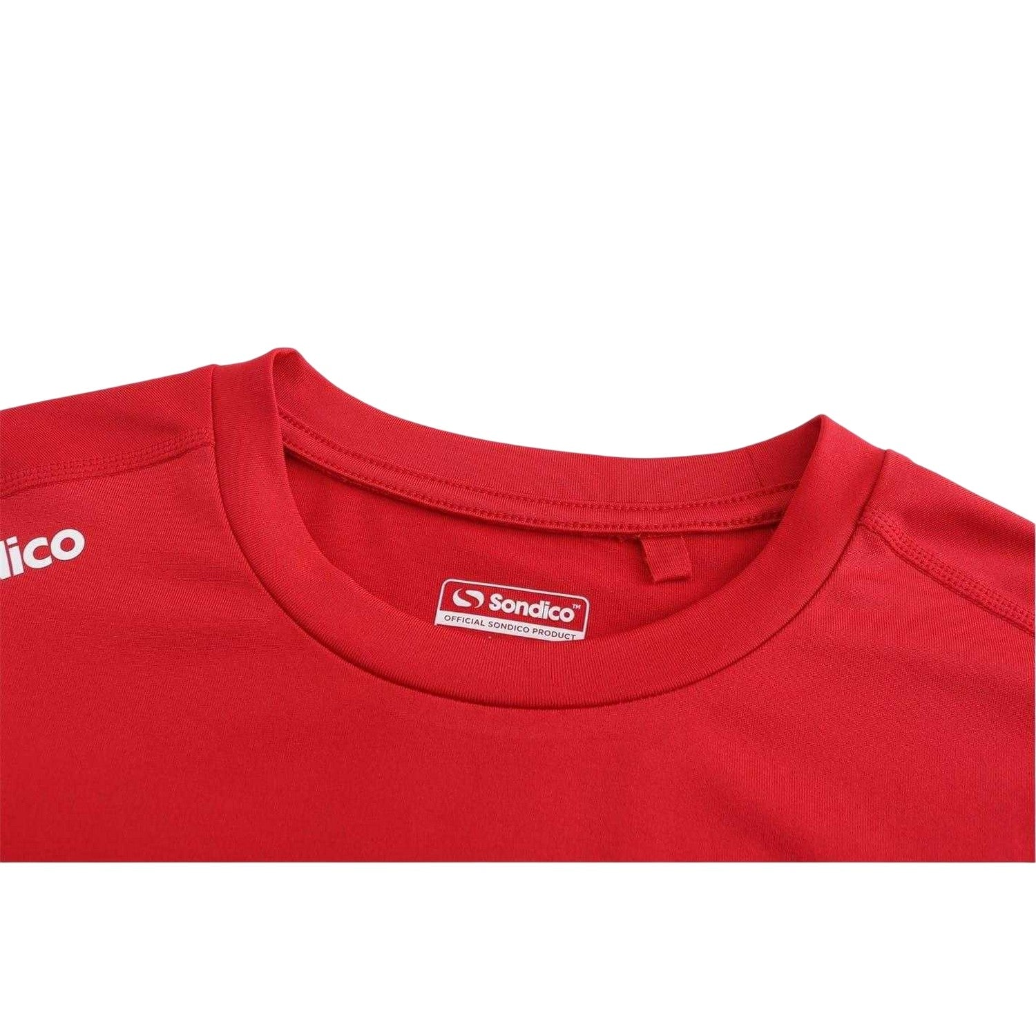 Red - Side - Sondico Mens Core Plain Base Layer Top