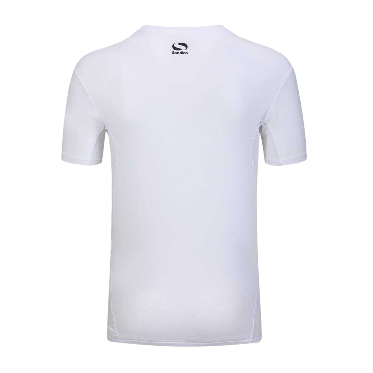 White - Back - Sondico Mens Core Plain Base Layer Top