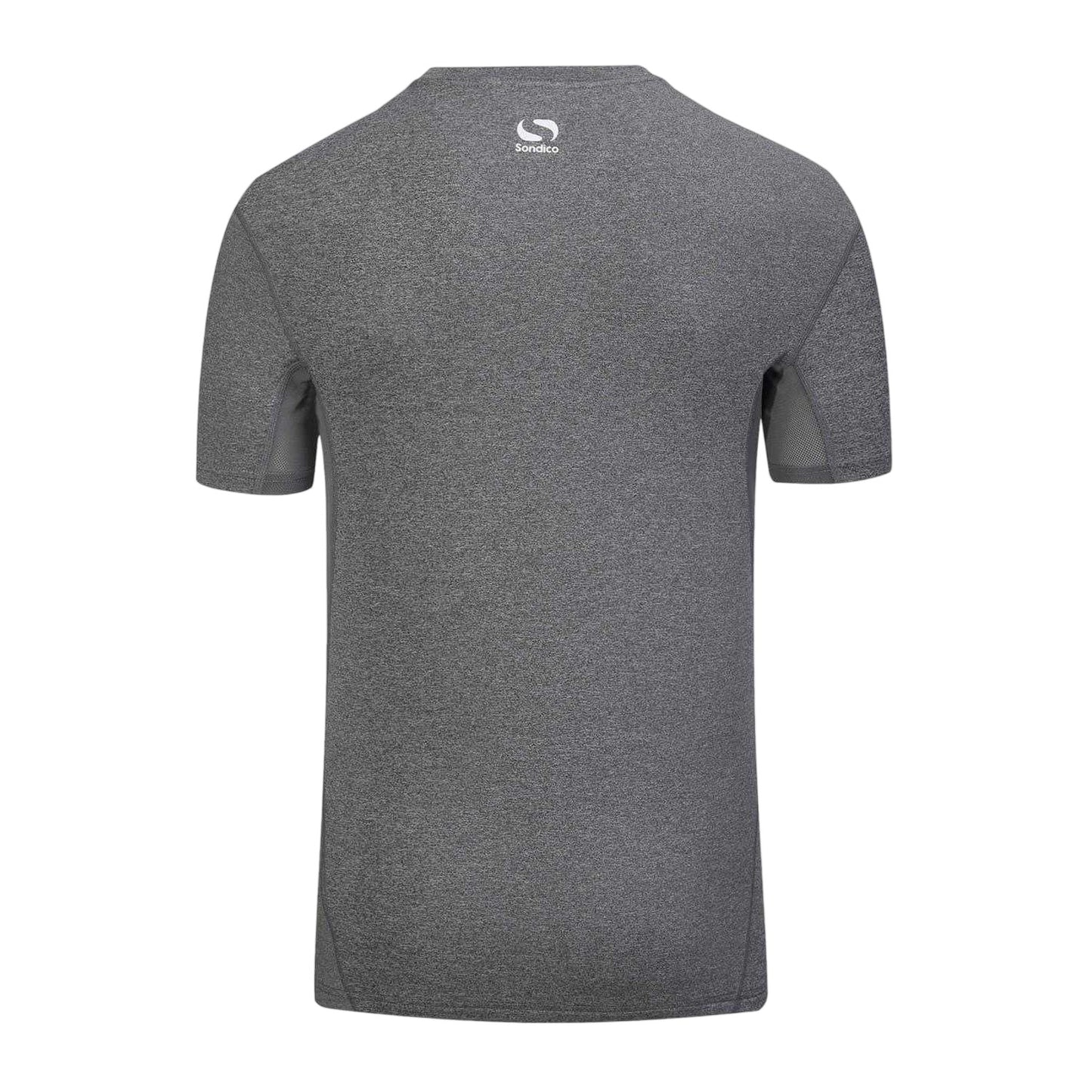 Grey Marl Marl - Back - Sondico Mens Core Plain Base Layer Top