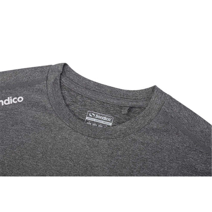 Grey Marl Marl - Side - Sondico Mens Core Plain Base Layer Top