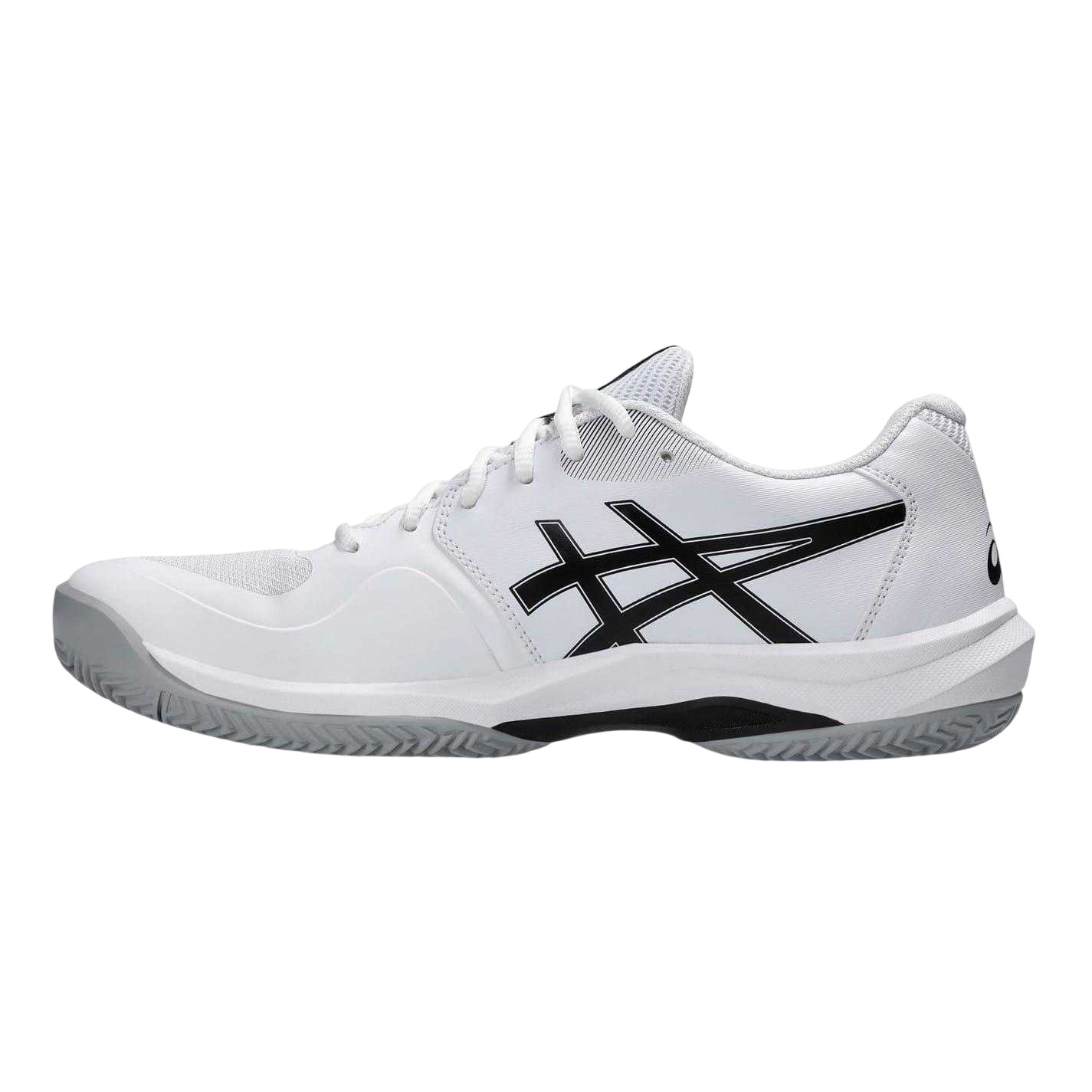 White-Black - Back - Asics Mens Game FF Tennis Shoes