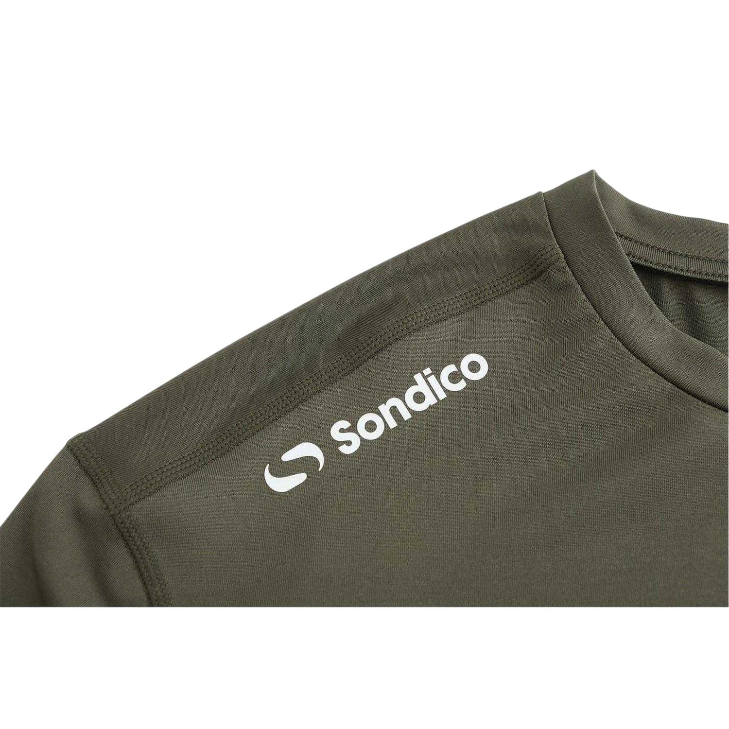 Olive - Side - Sondico Mens Core Long-Sleeved Base Layer Top