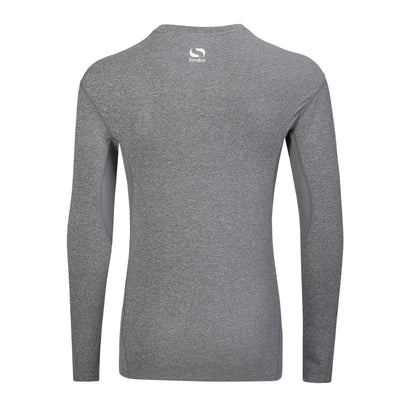 Grey Marl Marl - Back - Sondico Mens Core Long-Sleeved Base Layer Top