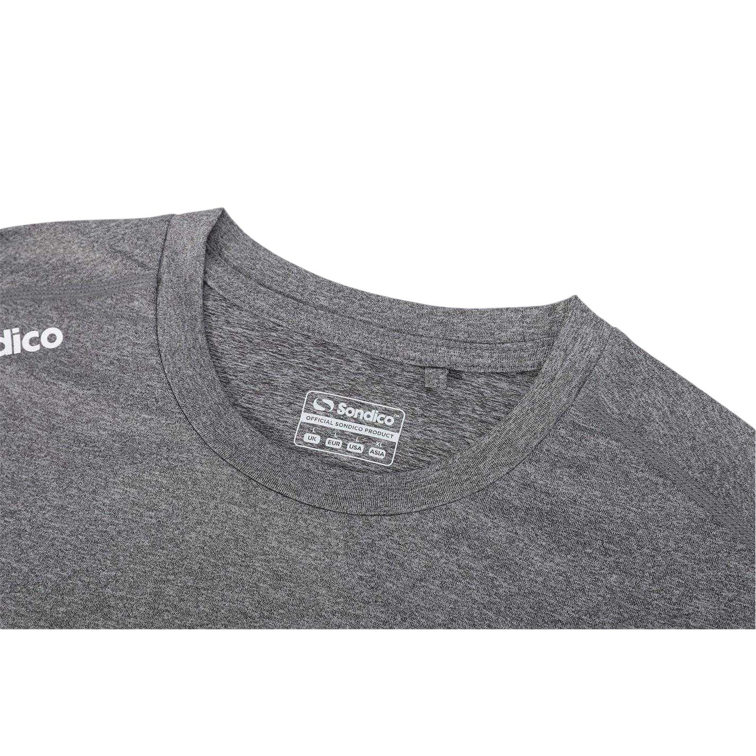 Grey Marl Marl - Side - Sondico Mens Core Long-Sleeved Base Layer Top