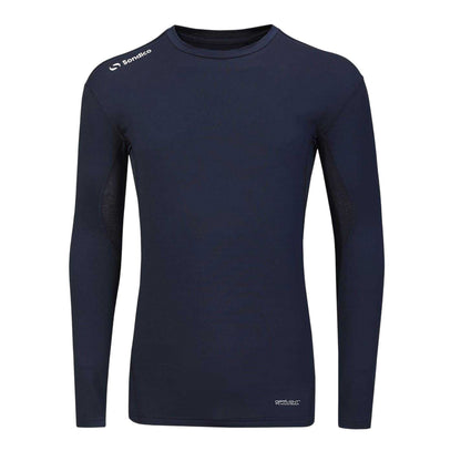 Navy - Front - Sondico Mens Core Long-Sleeved Base Layer Top