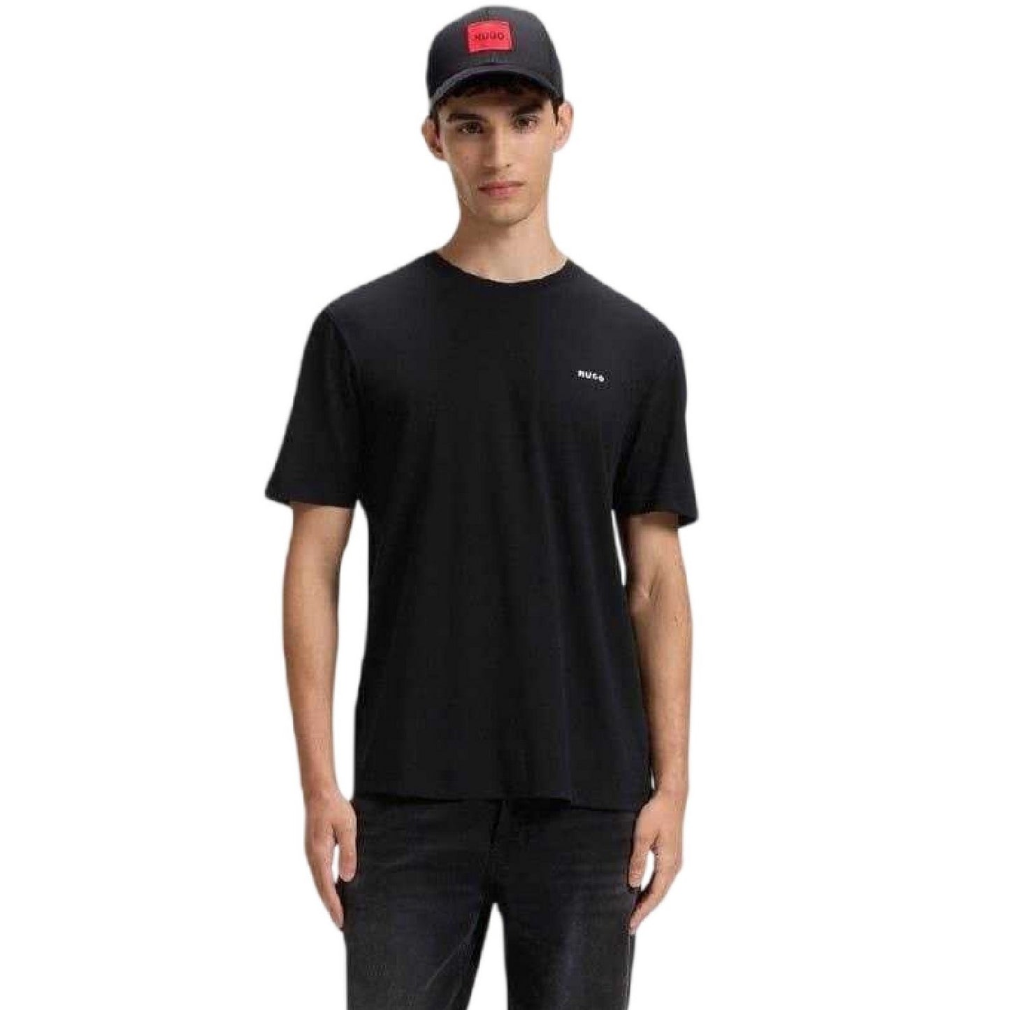 Black - Side - Boss Mens Dero T-Shirt