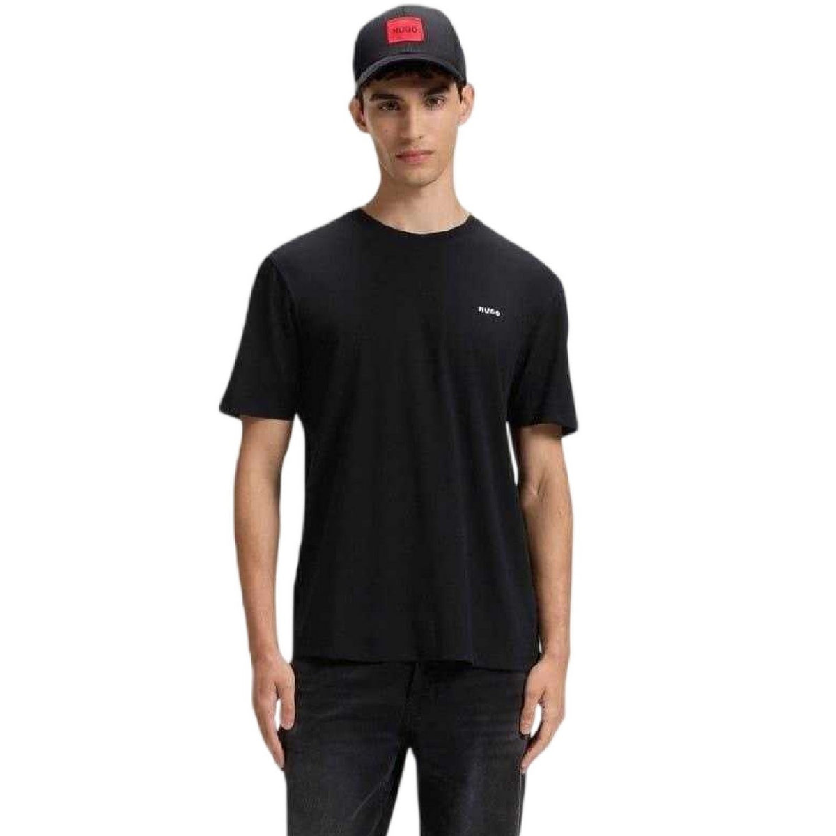 Black - Side - Boss Mens Dero T-Shirt