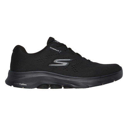 Black - Side - Skechers Mens Go Walk 7 Trainers