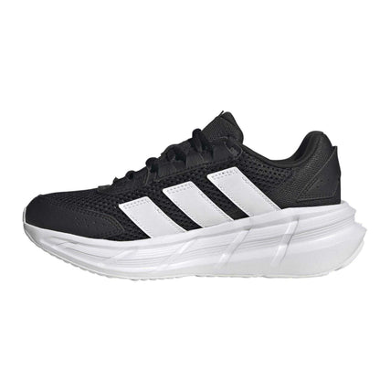 Black-White - Side - Adidas Childrens-Kids Astrastar Cloudfoam Trainers