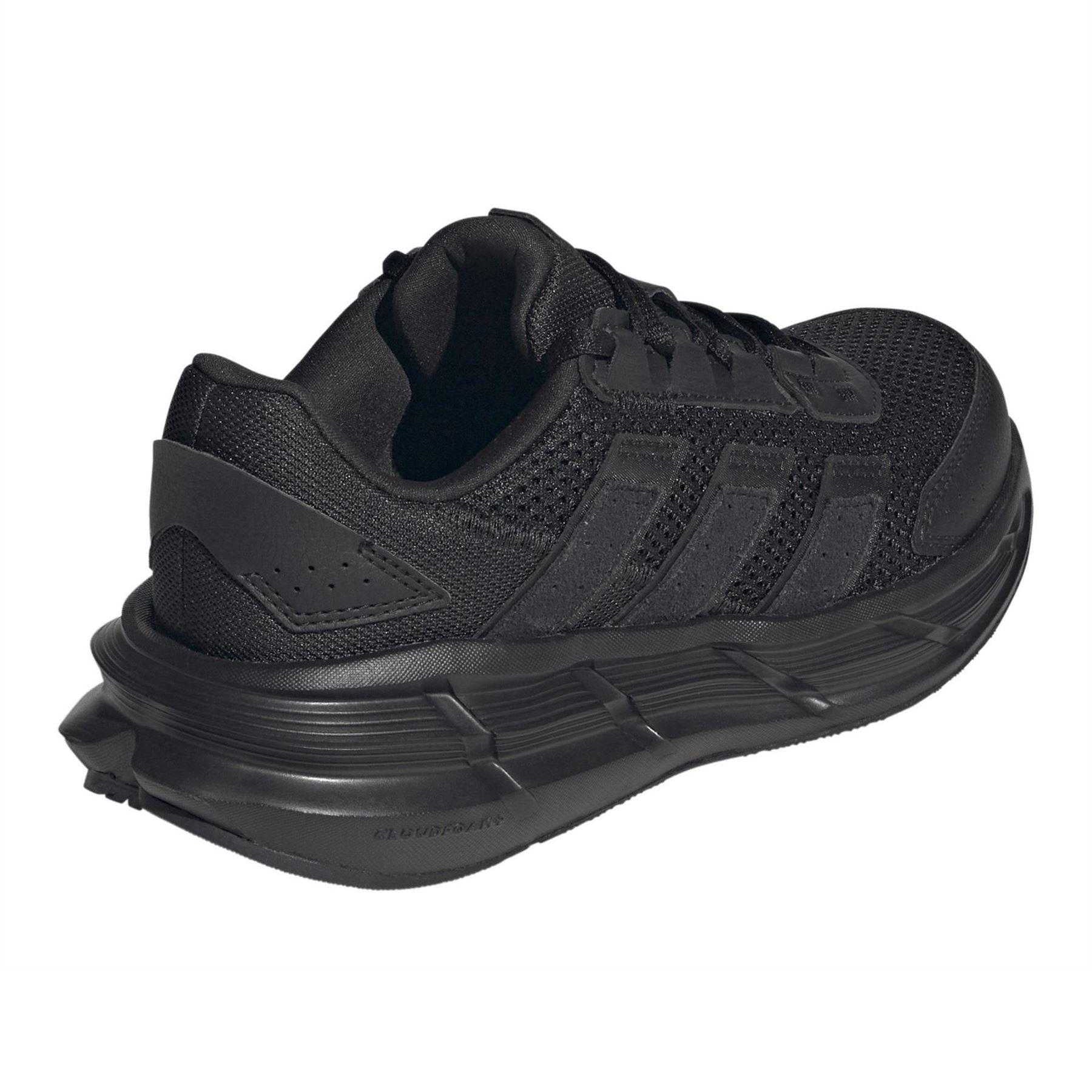Triple Black - Back - Adidas Childrens-Kids Astrastar Cloudfoam Trainers