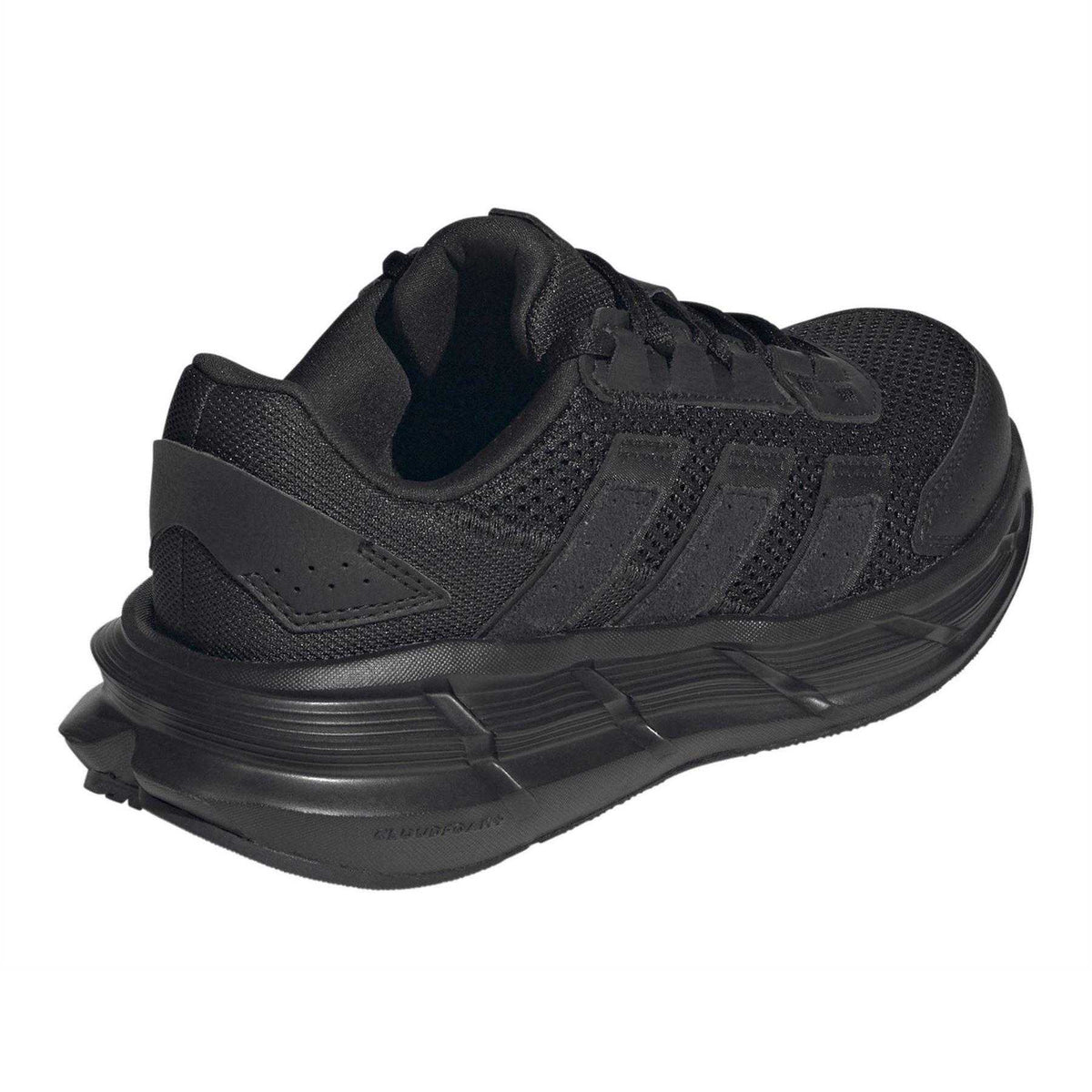 Triple Black - Back - Adidas Childrens-Kids Astrastar Cloudfoam Trainers