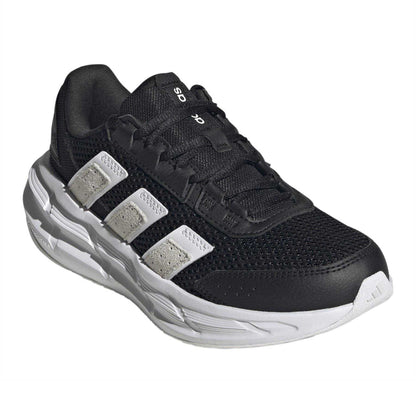 Black-White - Front - Adidas Childrens-Kids Astrastar Cloudfoam Trainers