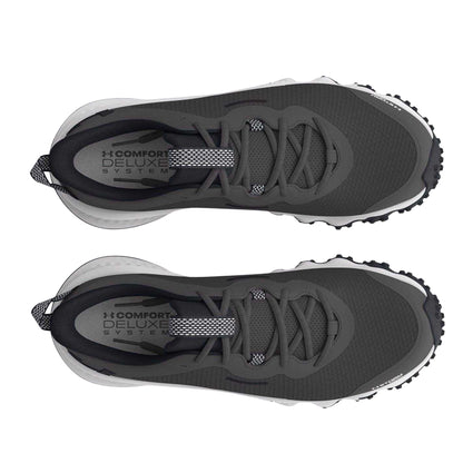 Grey - Side - Under Armour Womens-Ladies Charged Maven Trainers