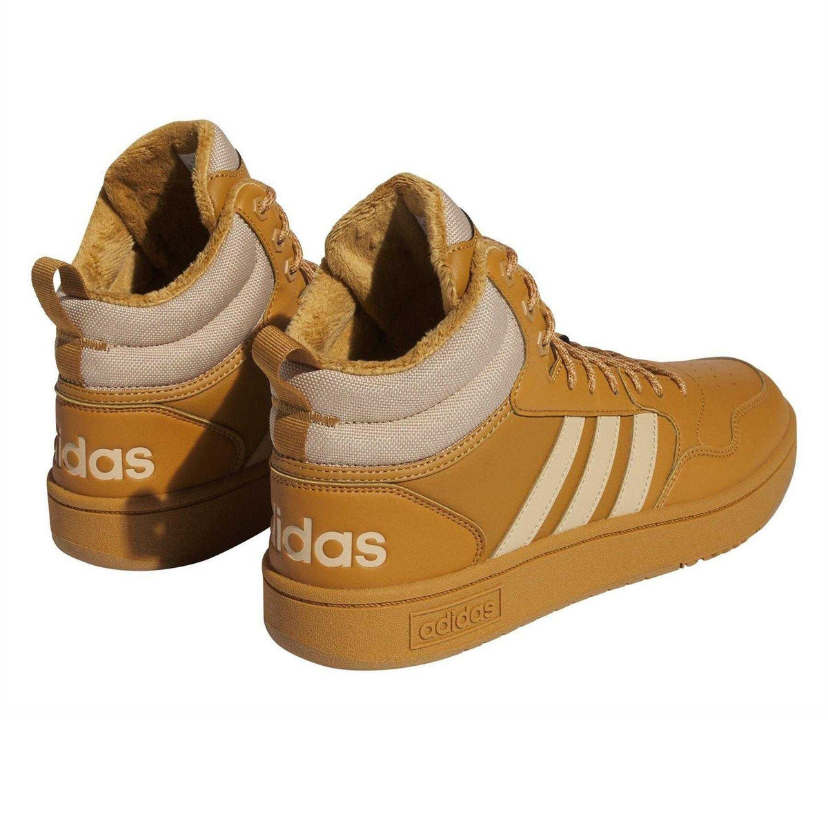 Mesa Rose - Back - Adidas Mens Hoops 3.0 Mid Winterized Trainers