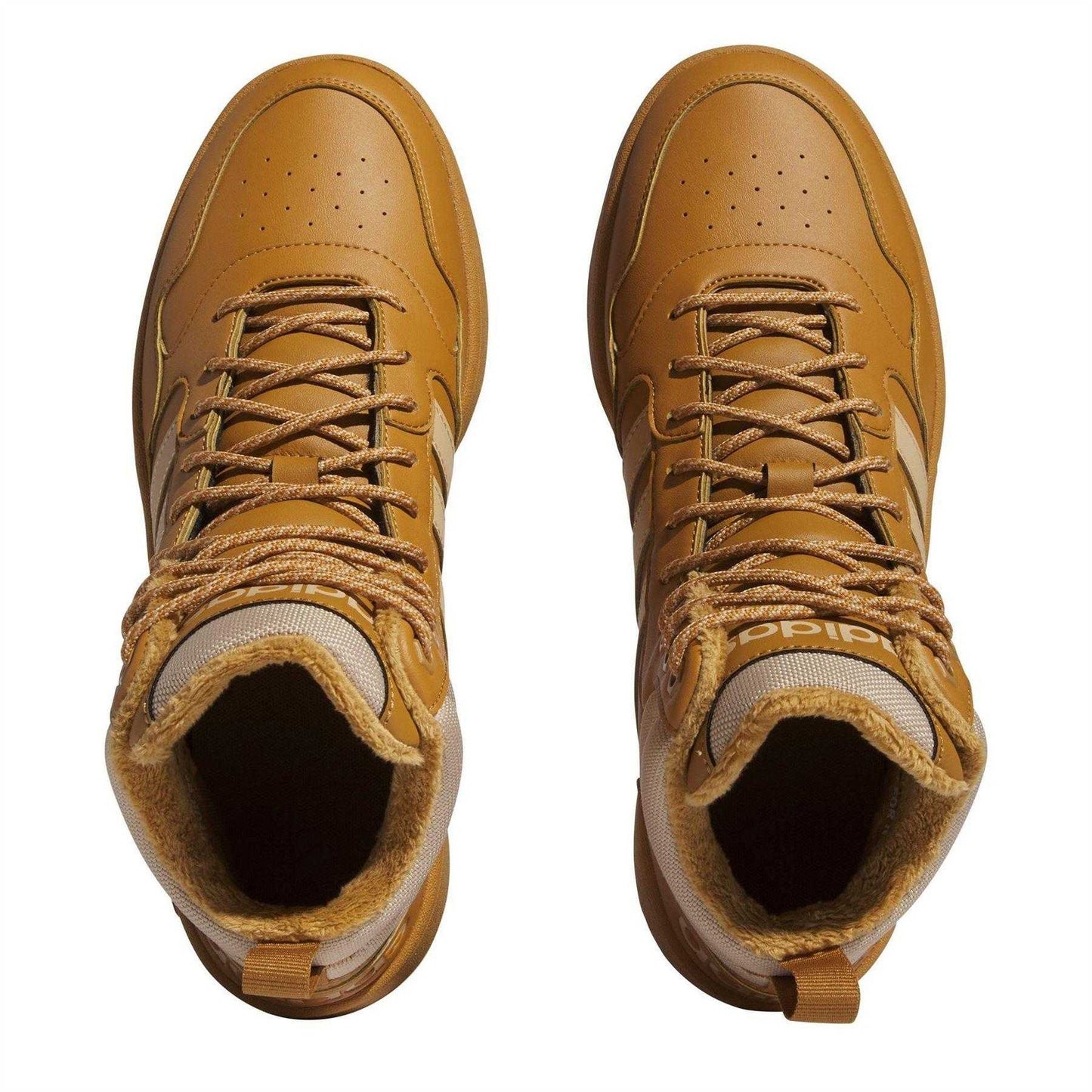 Mesa Rose - Pack Shot - Adidas Mens Hoops 3.0 Mid Winterized Trainers