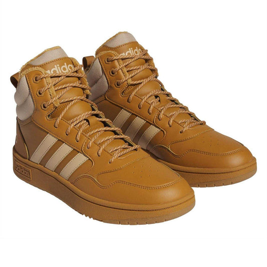 Mesa Rose - Front - Adidas Mens Hoops 3.0 Mid Winterized Trainers