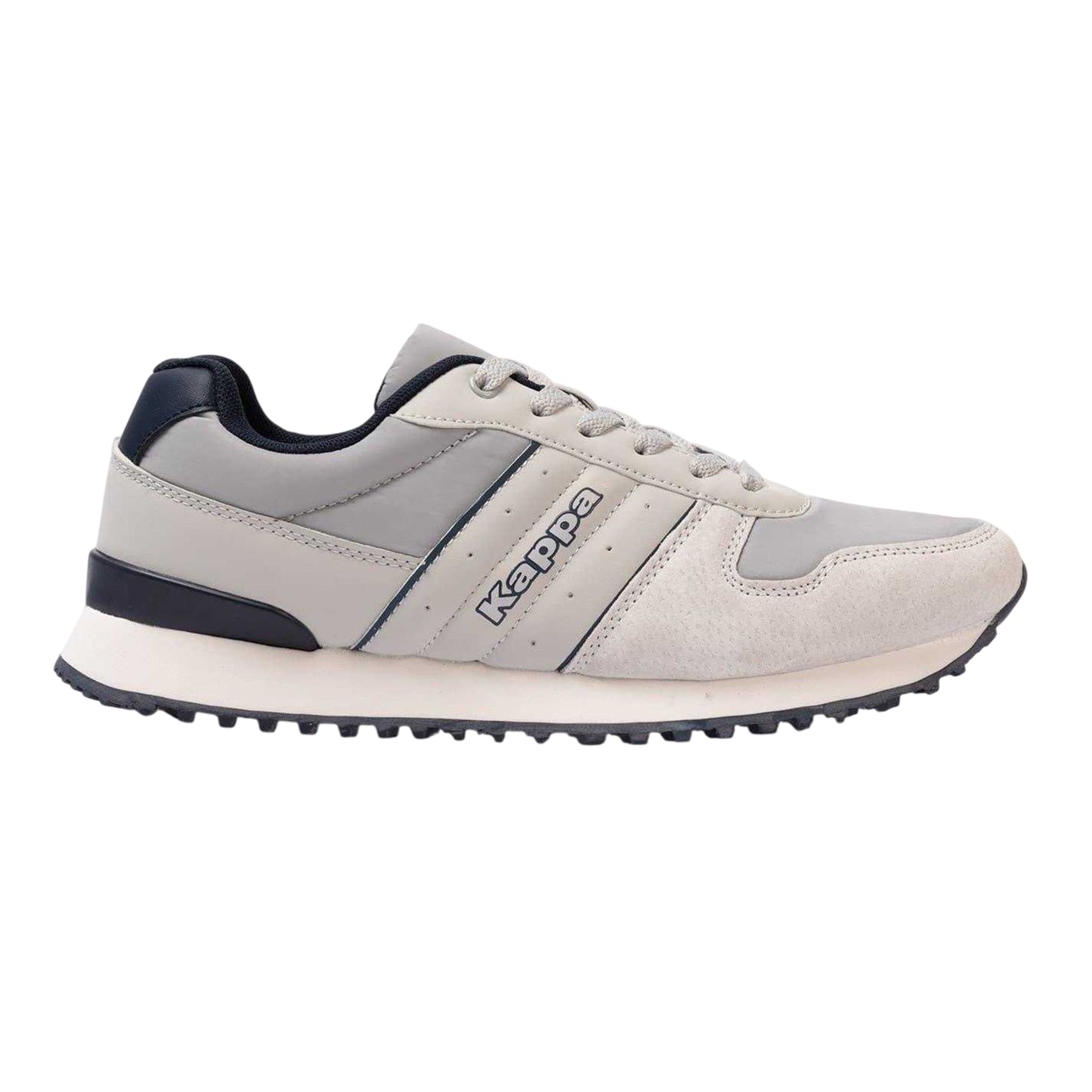 Light Grey-Navy - Front - Kappa Mens Trainers