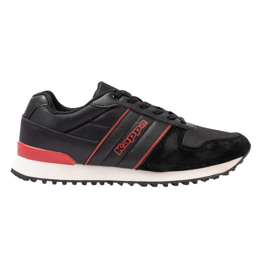 Black-Red - Front - Kappa Mens Trainers