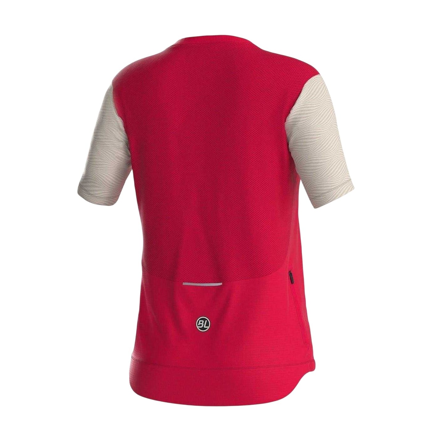 Fuchsia - Back - Bicycle Line Womens-Ladies Colour Block Cycling Jersey