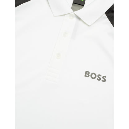 White - Side - Boss Mens Paddy Polo Shirt