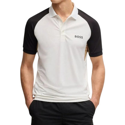White - Lifestyle - Boss Mens Paddy Polo Shirt