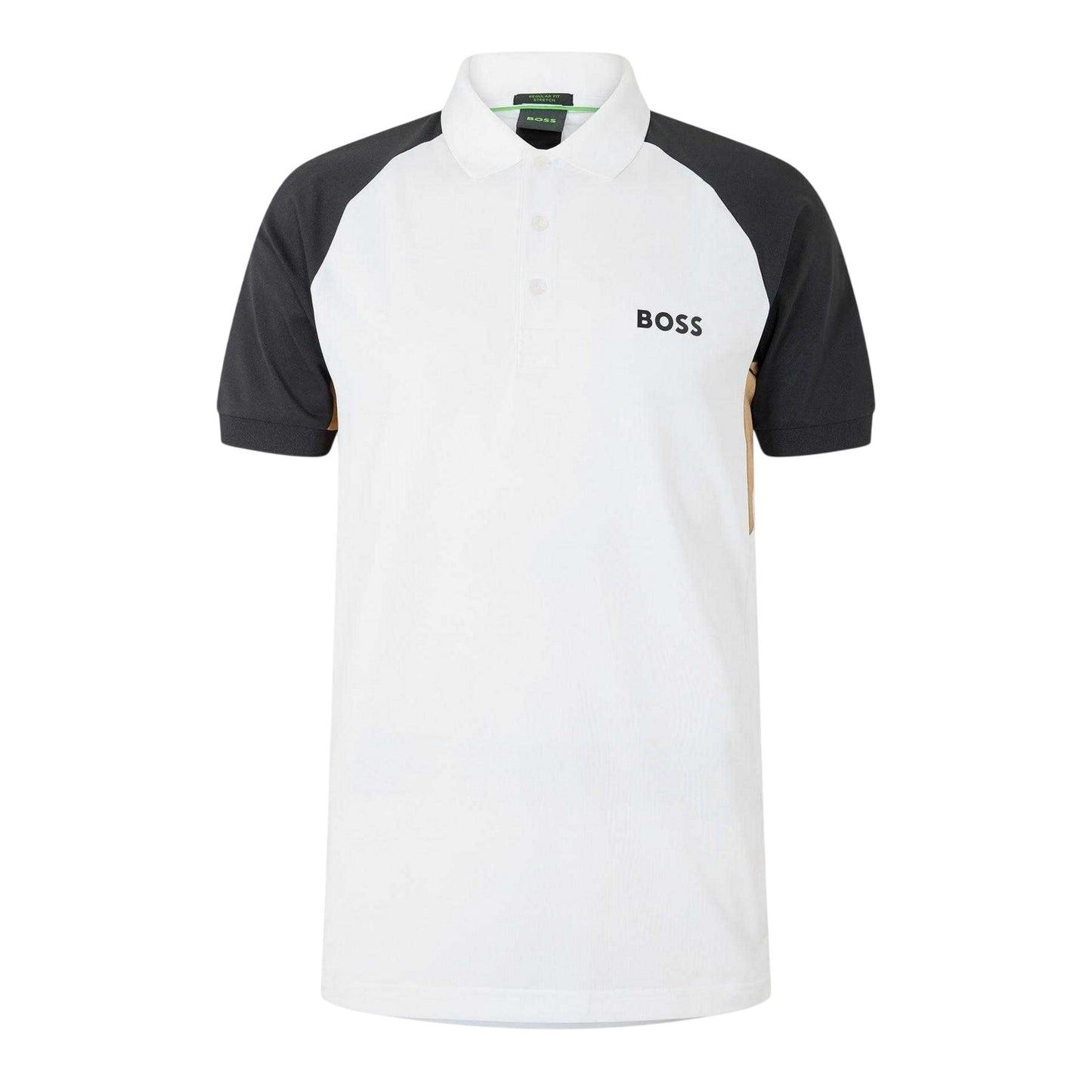 White - Front - Boss Mens Paddy Polo Shirt
