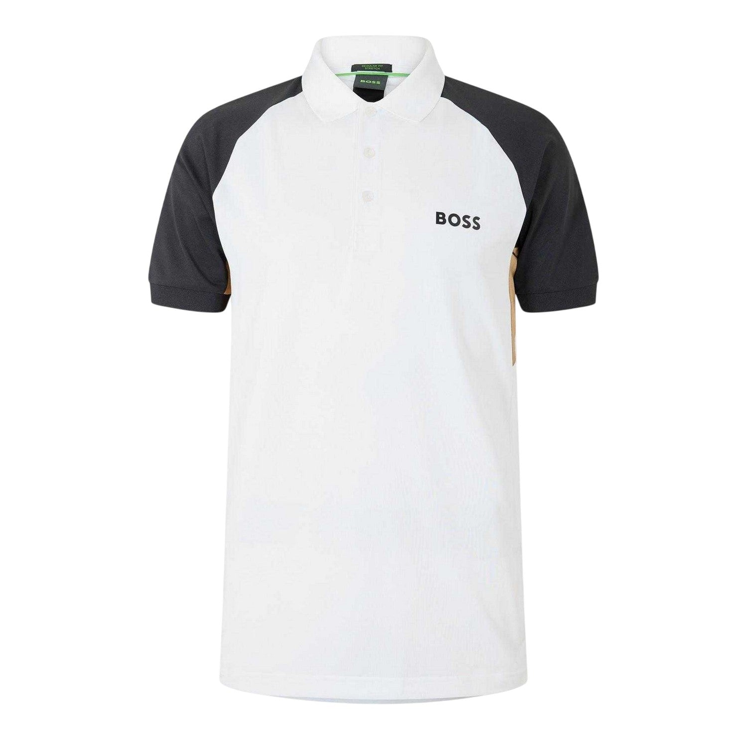White - Front - Boss Mens Paddy Polo Shirt