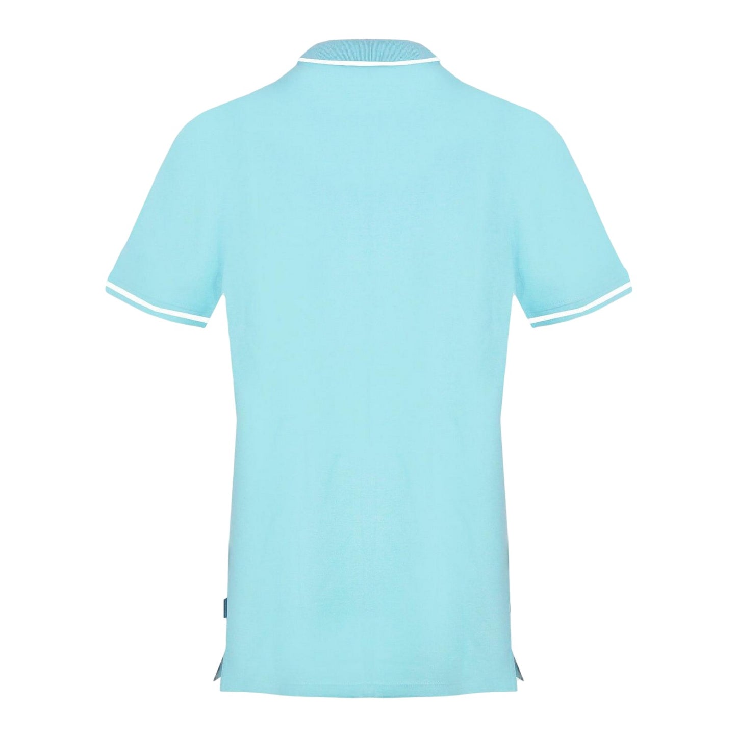 Sky Blue - Back - Aquascutum Mens Tipped Polo Shirt