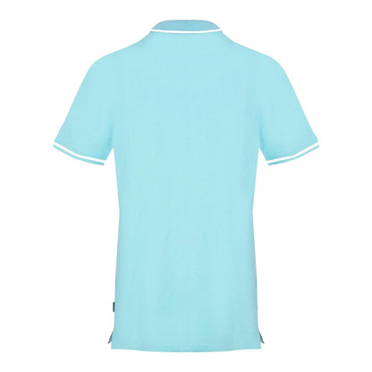 Sky Blue - Back - Aquascutum Mens Tipped Polo Shirt
