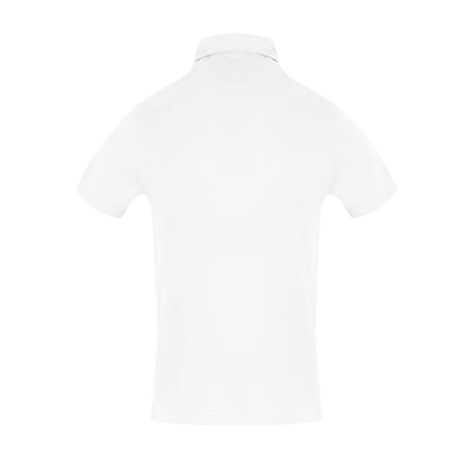 White - Back - Aquascutum Mens Logo Polo Shirt