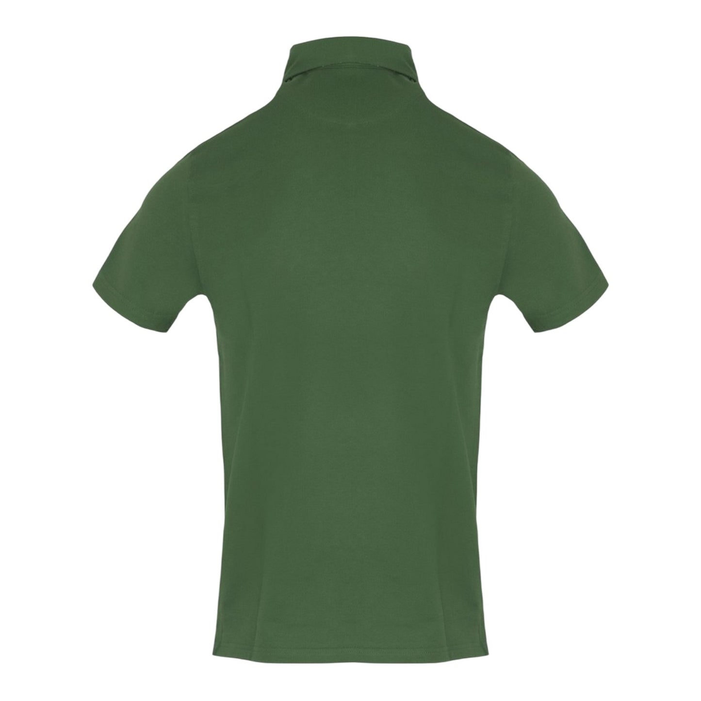 Military Green - Back - Aquascutum Mens Chest Logo Polo Shirt