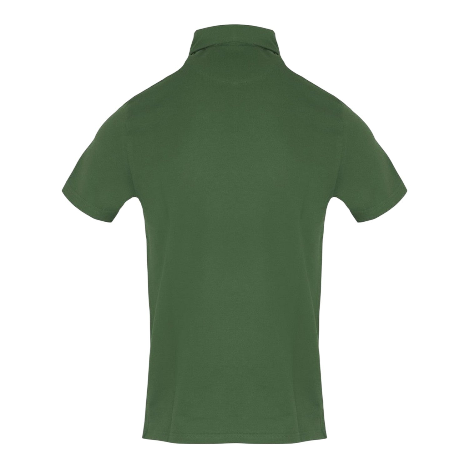 Military Green - Back - Aquascutum Mens Chest Logo Polo Shirt