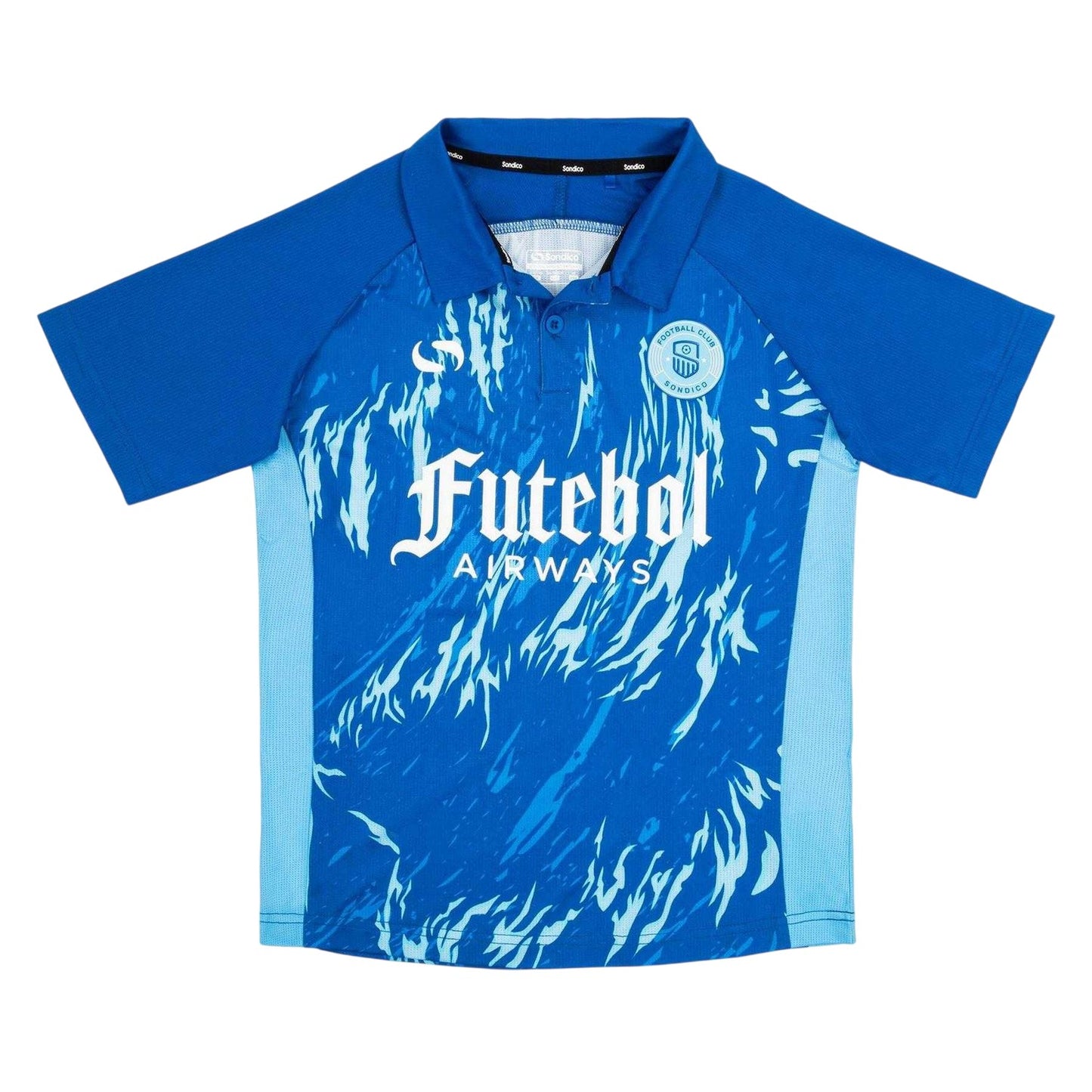 Blue - Front - Sondico Childrens-Kids Team Polo Shirt