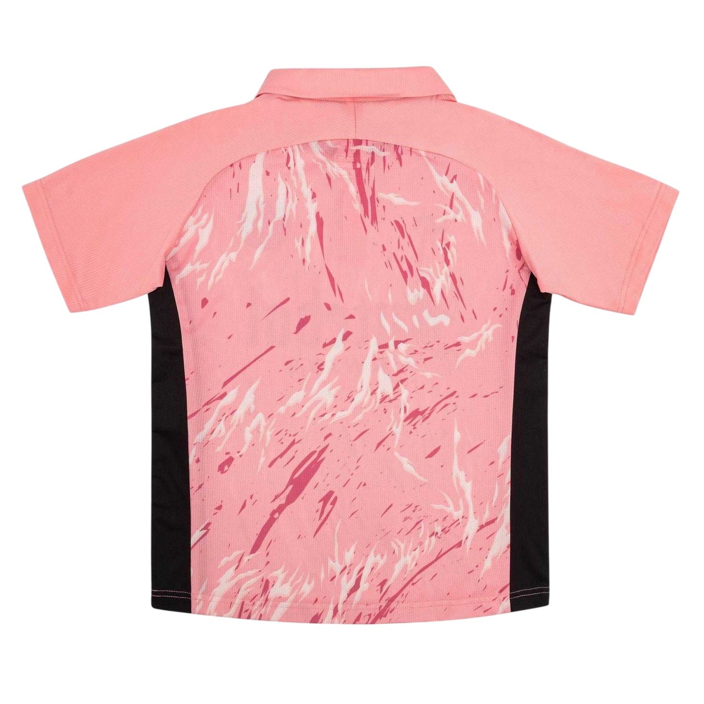 Pink - Back - Sondico Childrens-Kids Team Polo Shirt